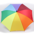 china wholesale OEM straight auto open stick custom promotional rainbow staight umbrella for gift